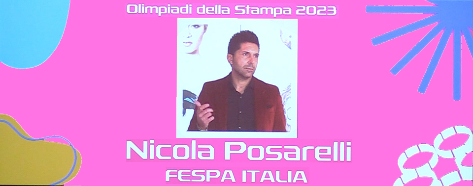 Il Presidente di FESPA Italia Nicola Posarelli alle Olimpiadi della Stampa
